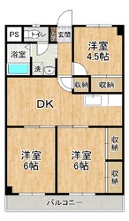 ヴィラエスポワール赤塚の物件間取画像